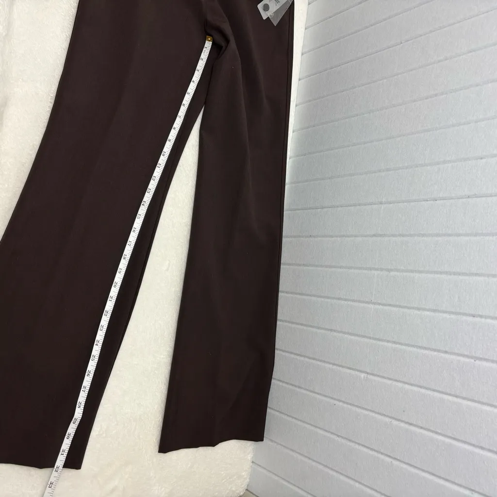 Worthington Dark Brown Deep Chocolate Wide Leg Dress Pants Career Workwear 8 - Image 9