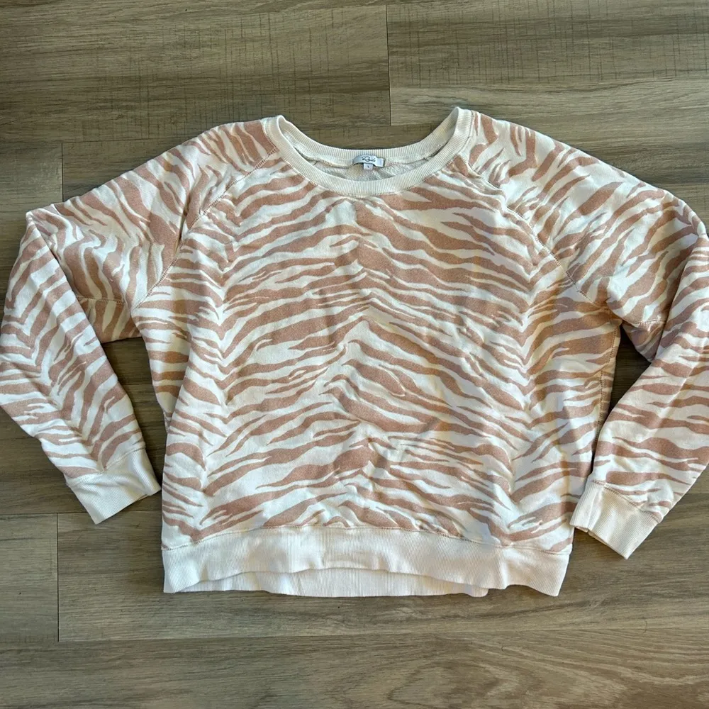 Rails Theo Sweatshirt in Blush Tiger Stripes - Image 3