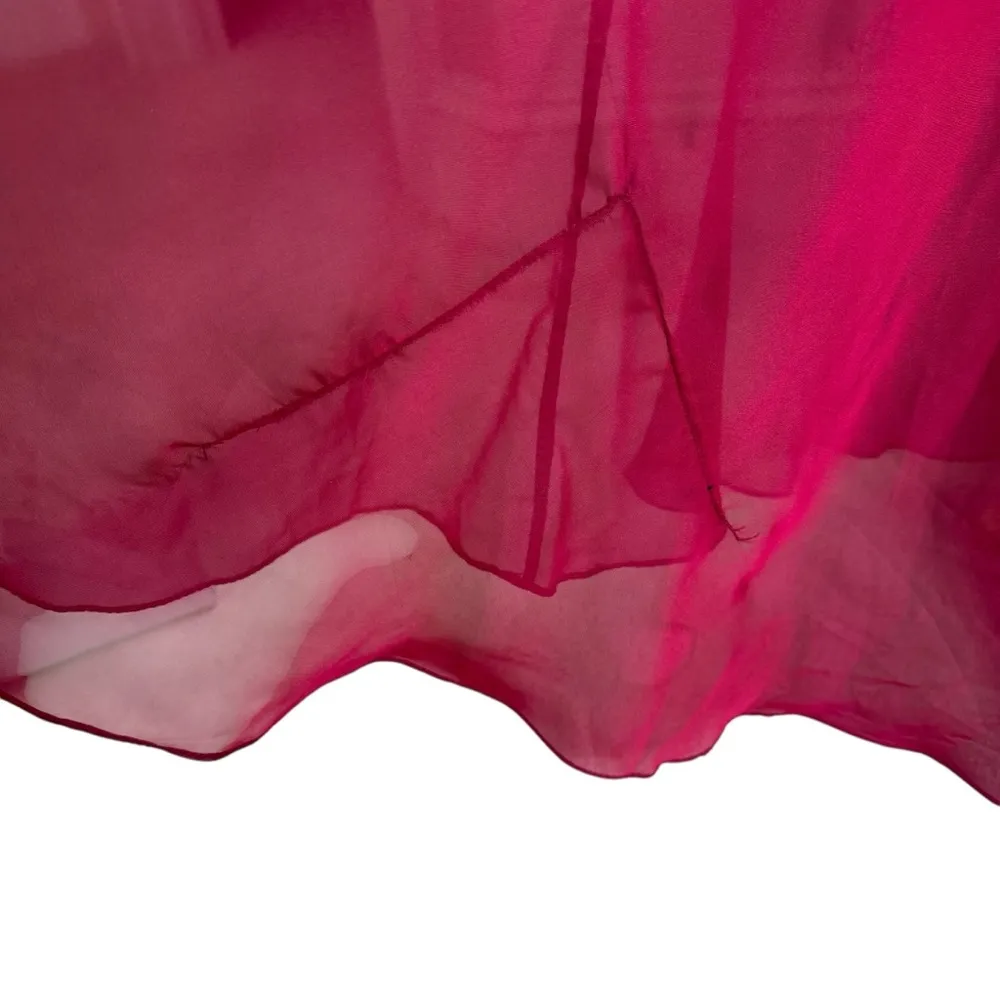 LA FEMME Strapless Prom Formal Dress Gown Cranberry Size 6 NWT - Image 12