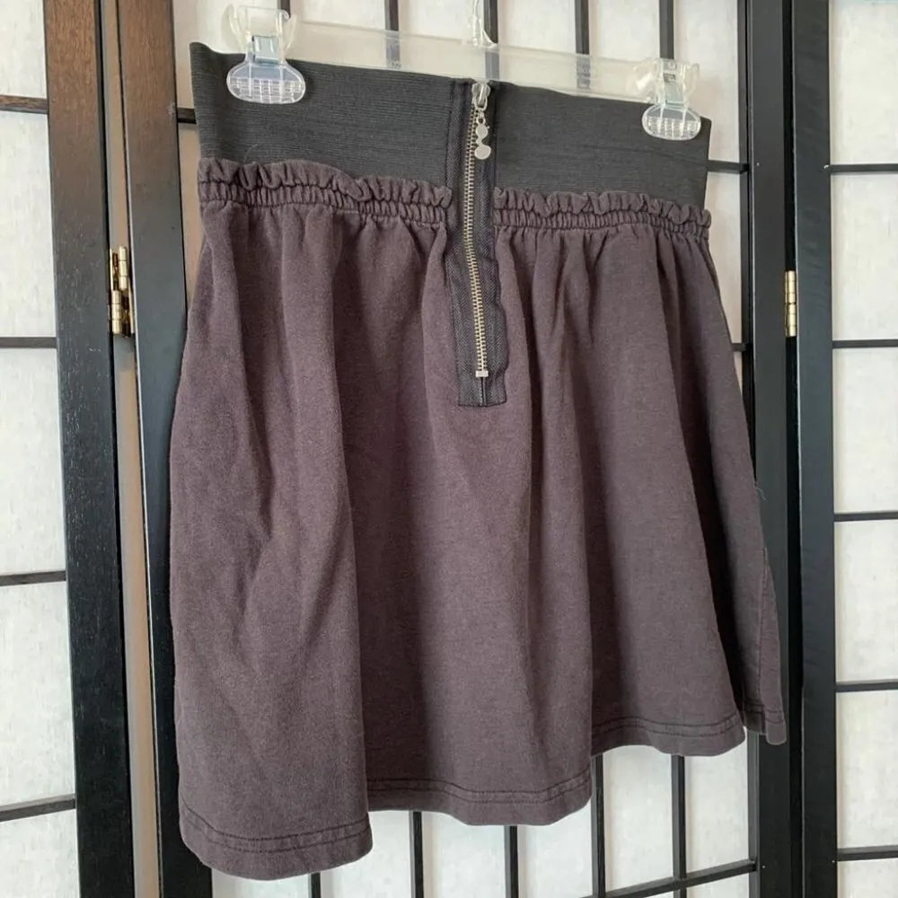 Kensie Mini Skirt Elastic Waist Above the Knee Black X-Small - Image 5