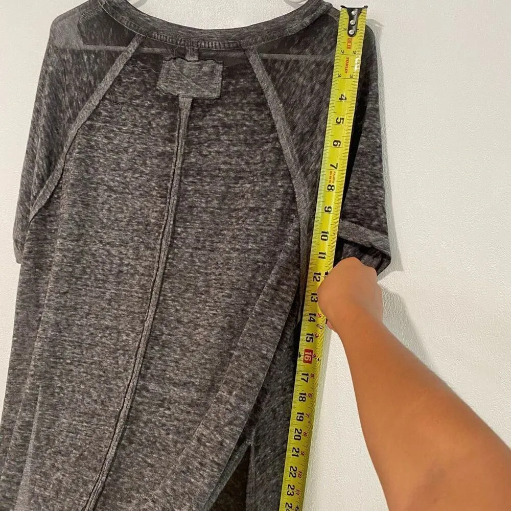 We The Free by Free People Black T-Shirt Midi Dress | Size XS | Slouchy Soft Lou - Image 6