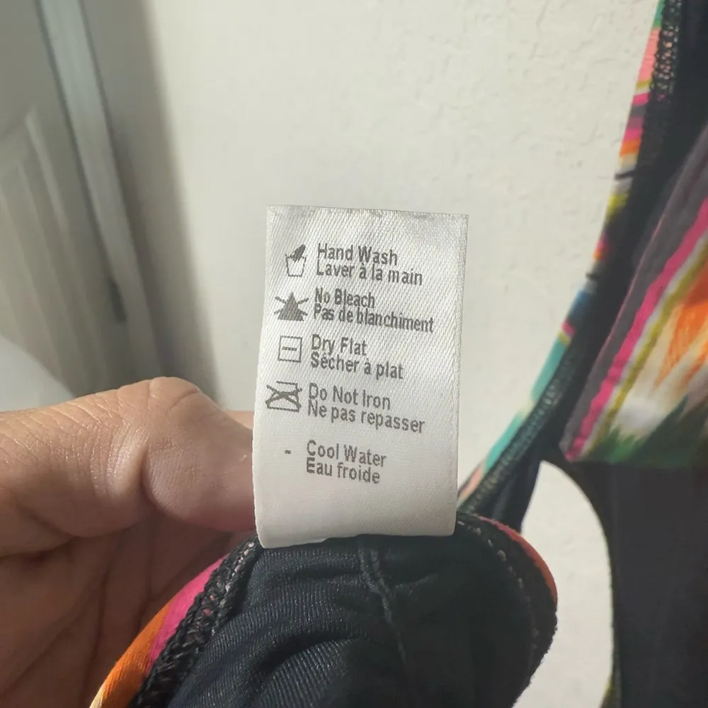 L Space Cozumel Free Love Bandeau Monokini One Piece Swimsuit Sz 8 - Image 10