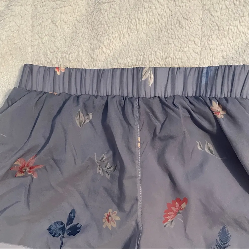 Max Studio  Peony Printed Running Shorts - Image 5