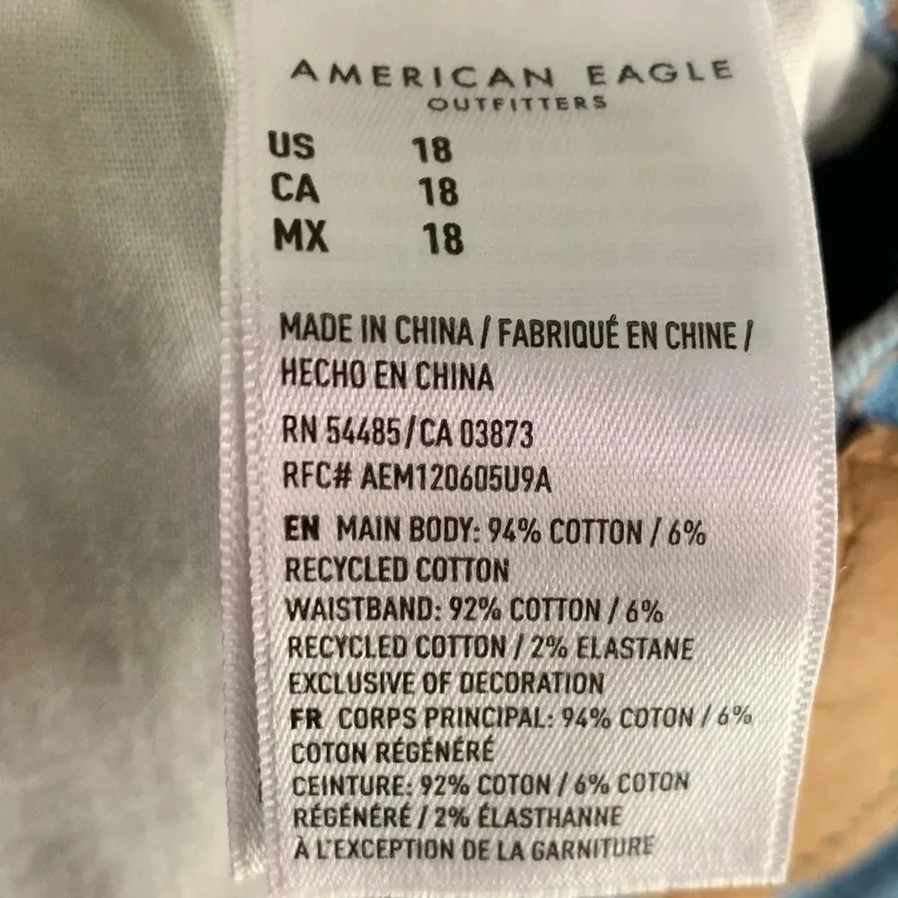 American Eagle Highest Rise 90s Boyfriend Short Plus Shorts Size 18 - Image 5