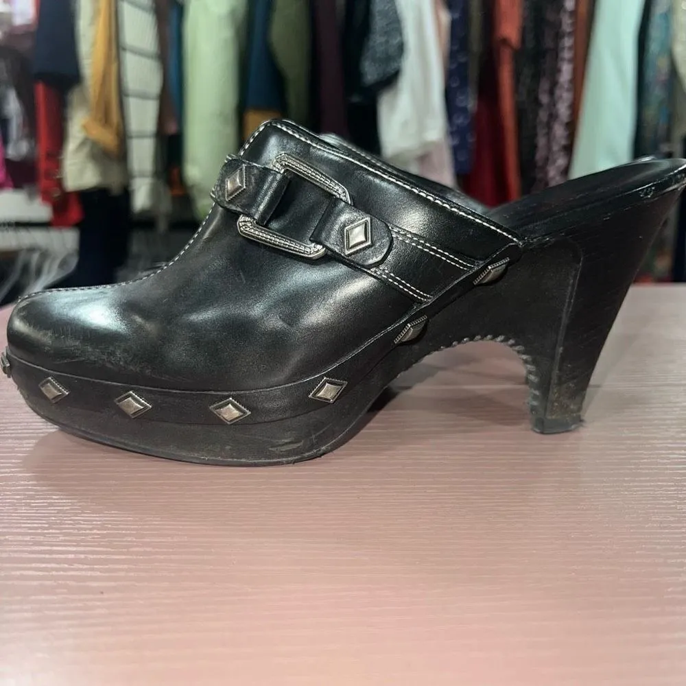 Cole Haan Tova Studded Suede Heeled Mules - Image 4