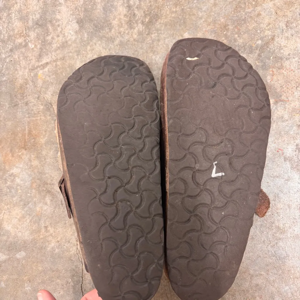 Birkenstock Boston Clogs Oiled Leather Habana Brown Size 40 - Image 6