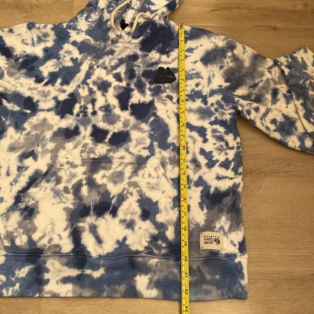 Womens Mountain Hard Wear Tie Dye Hoodie Extra Small Organic Cotton - Image 11