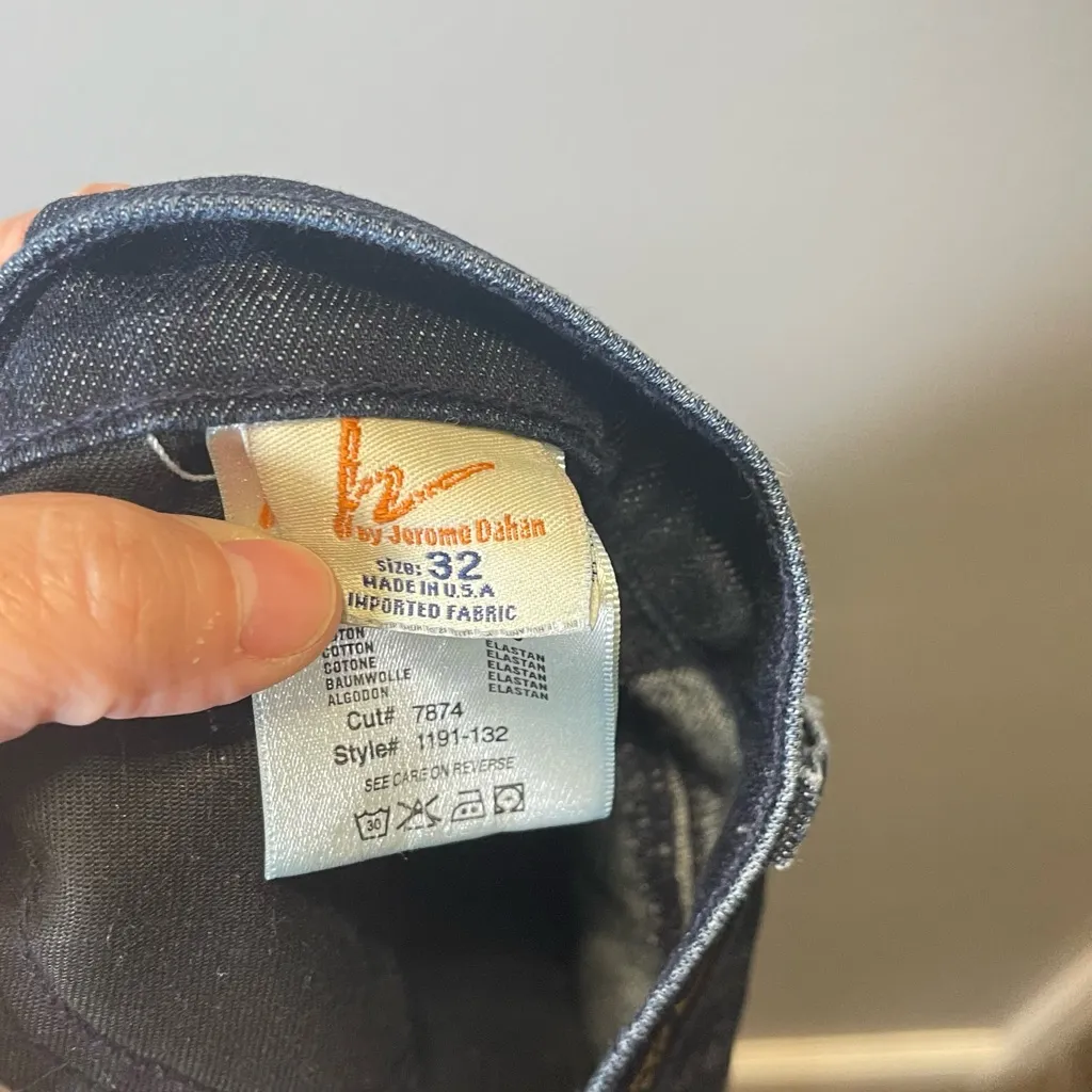 Citizens of Humanity Womens Size 32 Dark Wash Boot‎ Cut Jeans Equestrian Pocket - Image 6