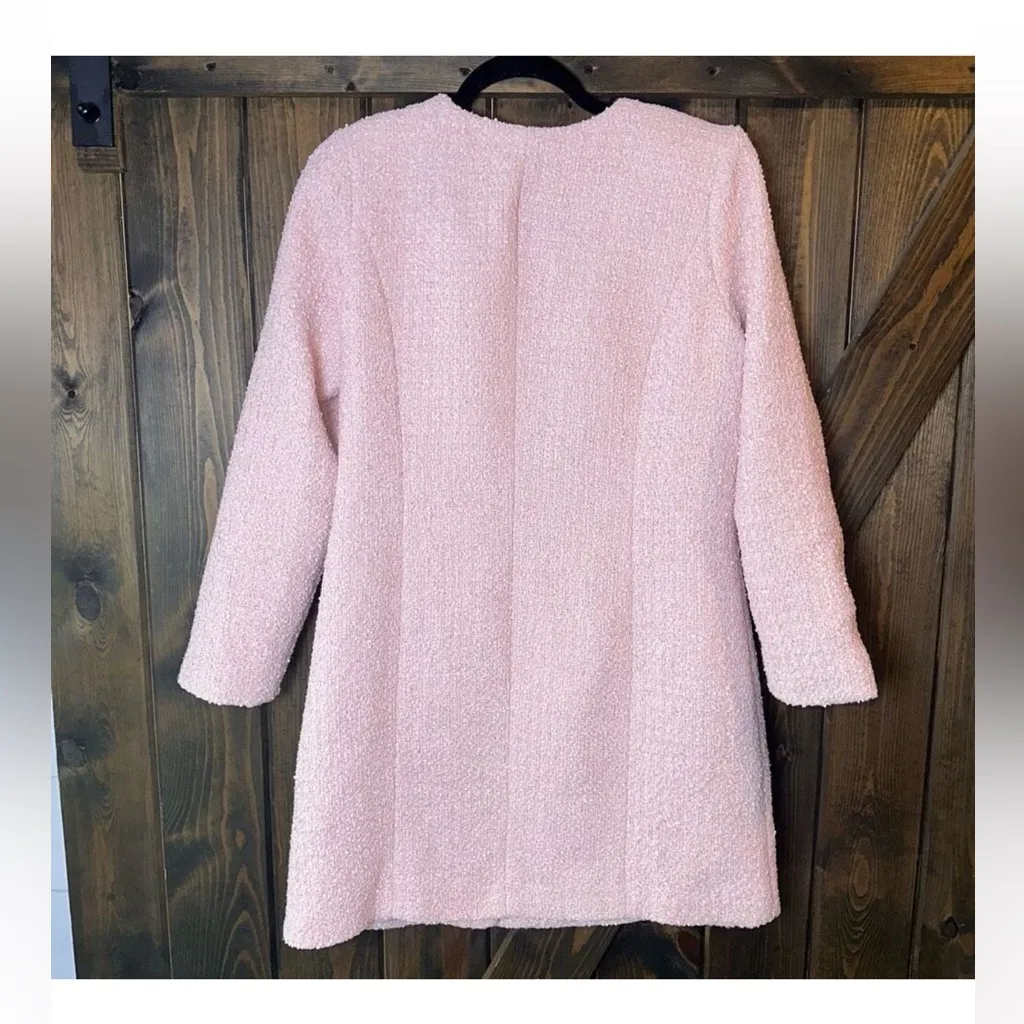 Tuckernuck  Pink Tweed Birkley Dress size large - Image 4