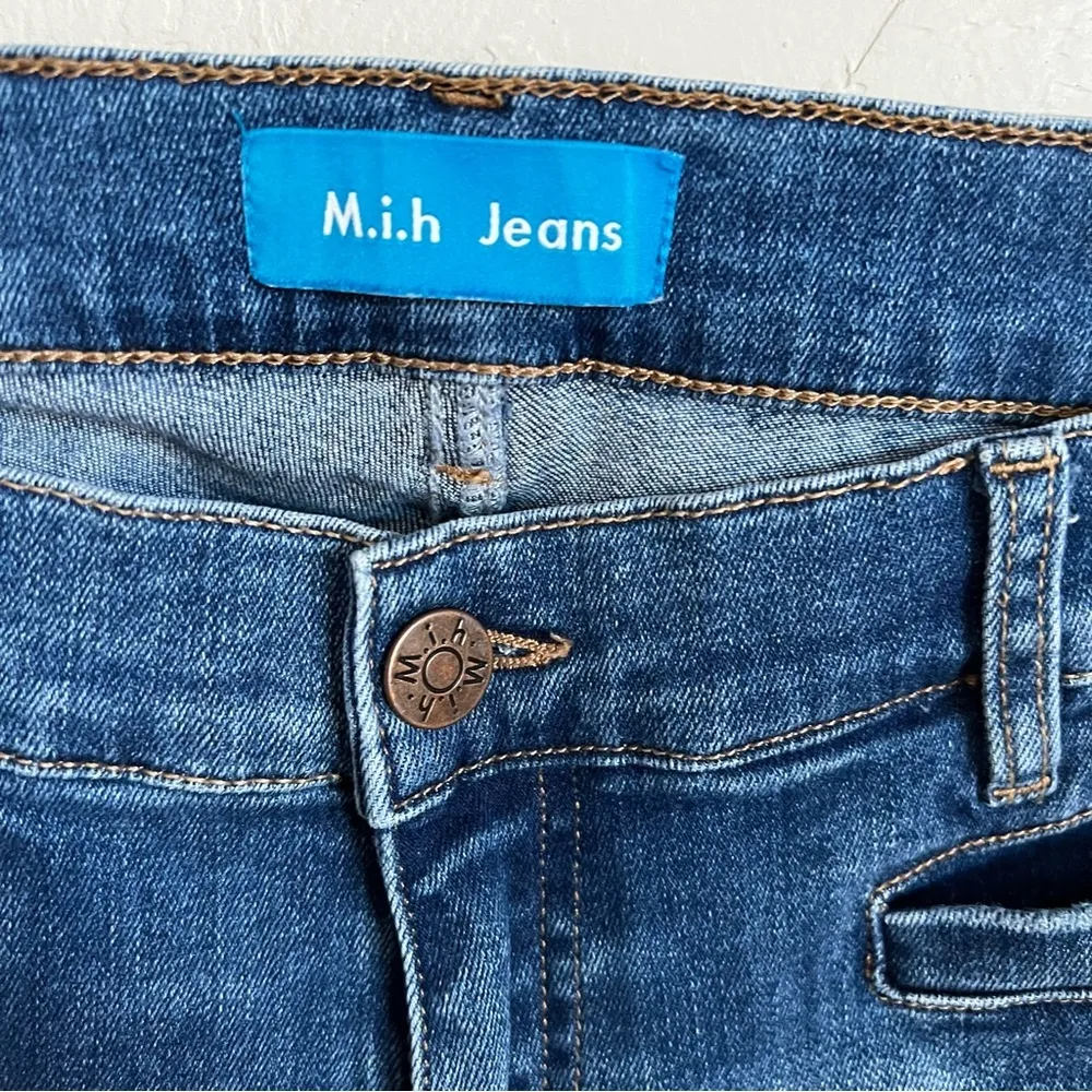 Paris Jean Mid Rise Cropped Slim Denim Jeans - Image 9