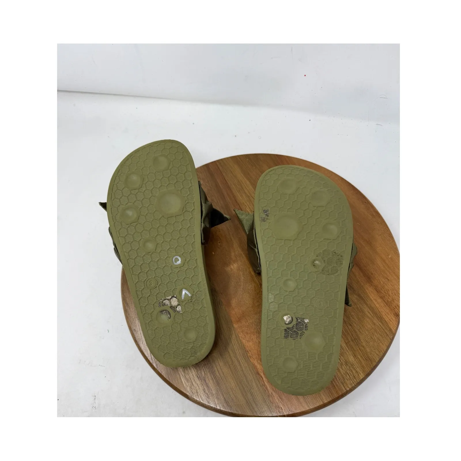 PUMA FENTY Olive‎ Green Bow Slide Sandals Women's Size US 5.5 / EUR 35.5 - Image 10