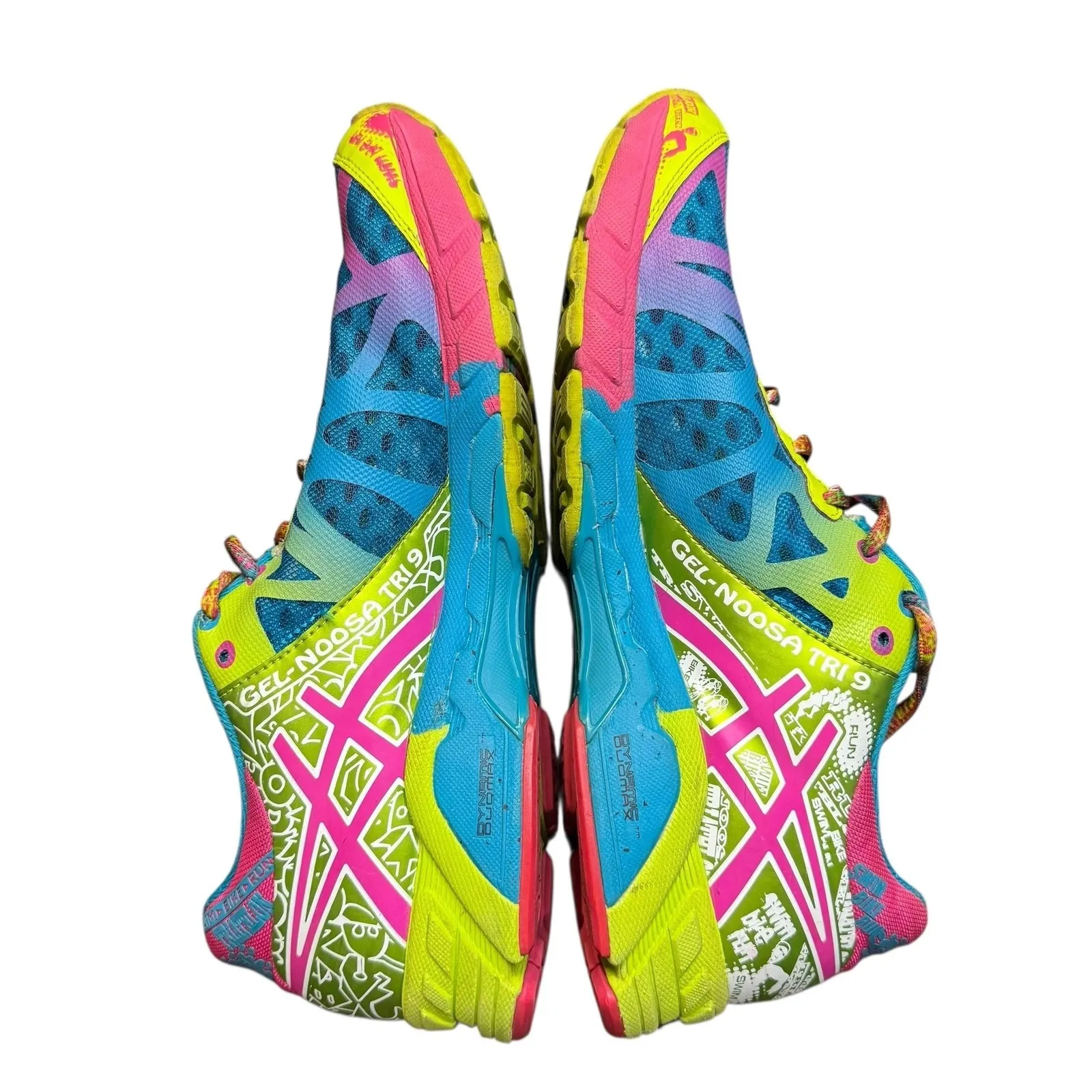 ASICS Gel Noosa Tri 9 Shoes Womens Size 9 Multicolor Running Sneakers T458N - Image 5