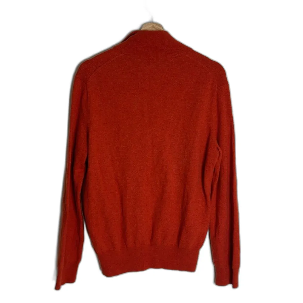 Polo Ralph Lauren Wool Pullover Sweater featuring mock neck Merino wool Sz M Size M - Image 10
