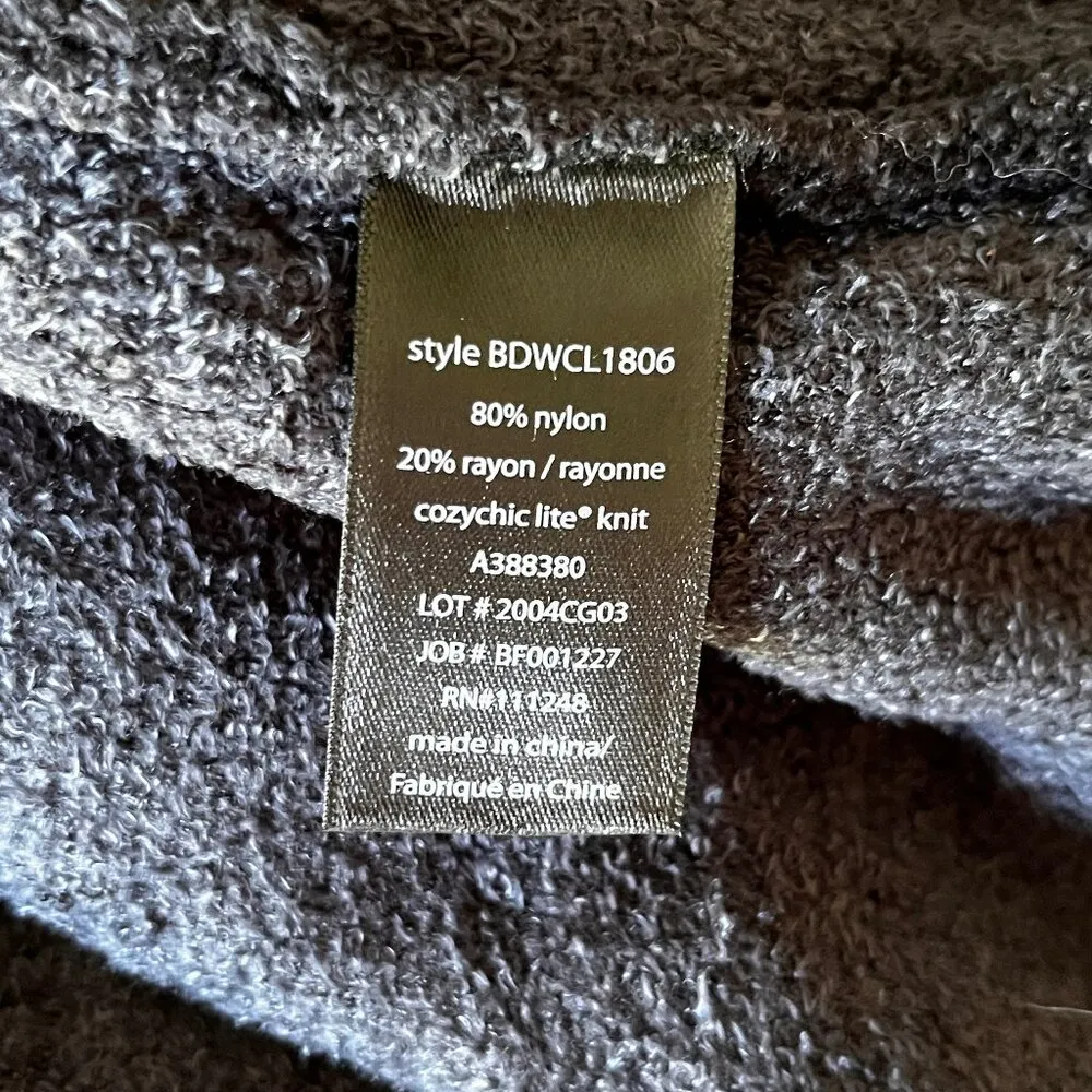 BAREFOOT DREAMS Sz 2X Navy Blue Chic Lite Knit Cardigan Pockets Cozy Cabin comfy - Image 9