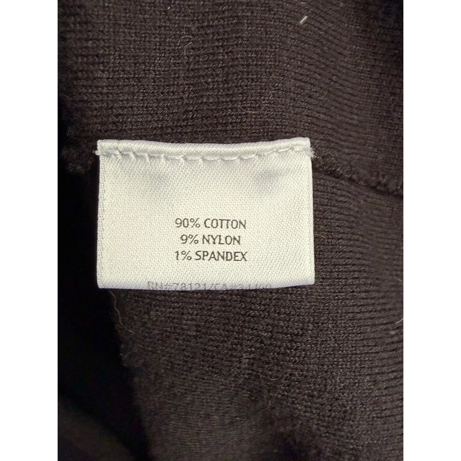 Eileen Fisher System Woman SZ L black textured knit snap hidden button cardigan - Image 7