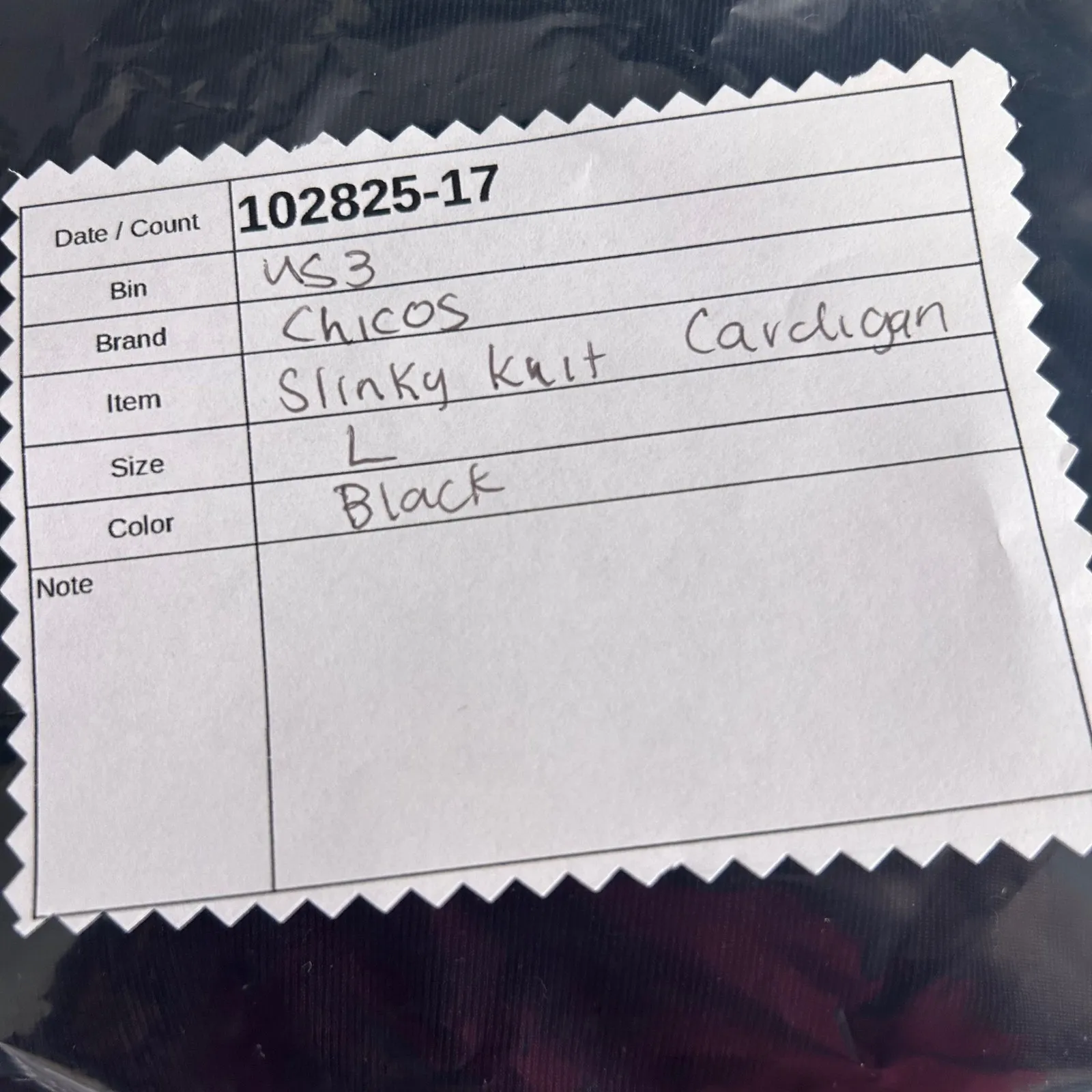 Chicos Travelers Cardigan Black Large Or 2 - Image 10