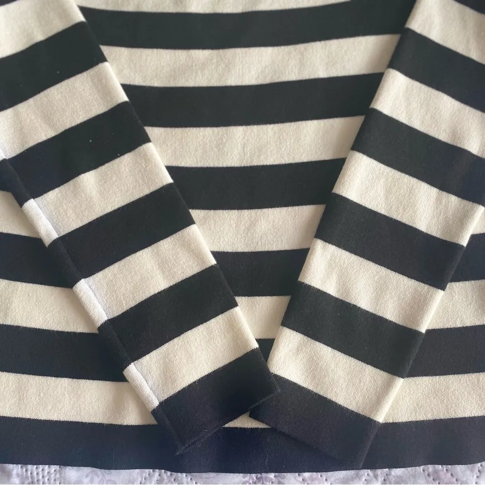Zara Striped Knit Sweater - Size S Nwot - Image 4