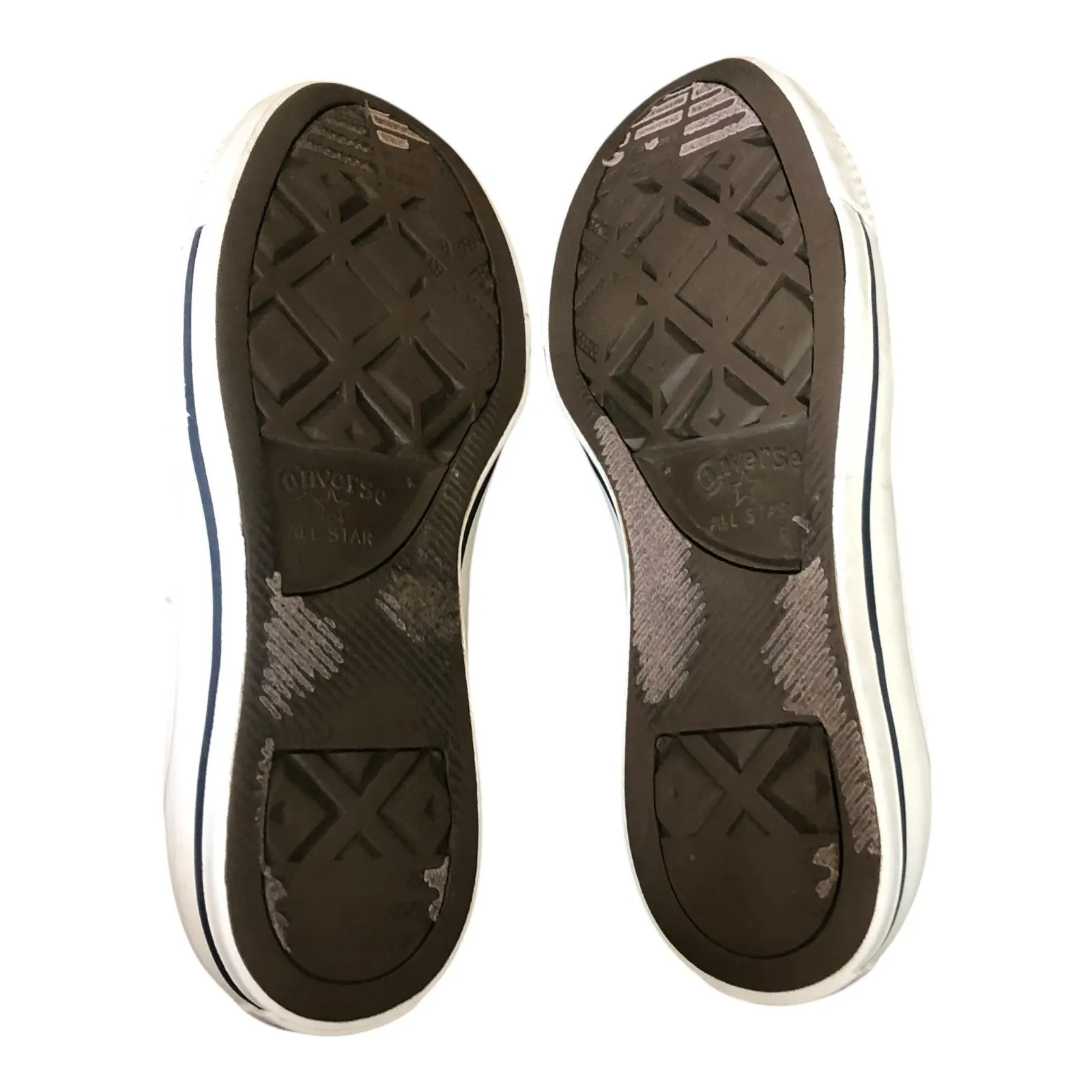 Convers All Star White Low Top Lace Up Sneakers Unisex Size Men 6 Women 8 - Image 8