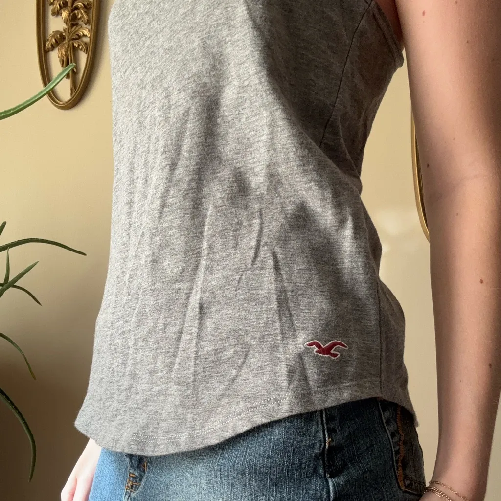 Hollister Grey Floral Tank - Image 10