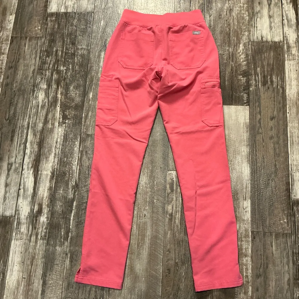 Figs Women’s Pink/Coral Joggers Size XXS Tall - Image 8