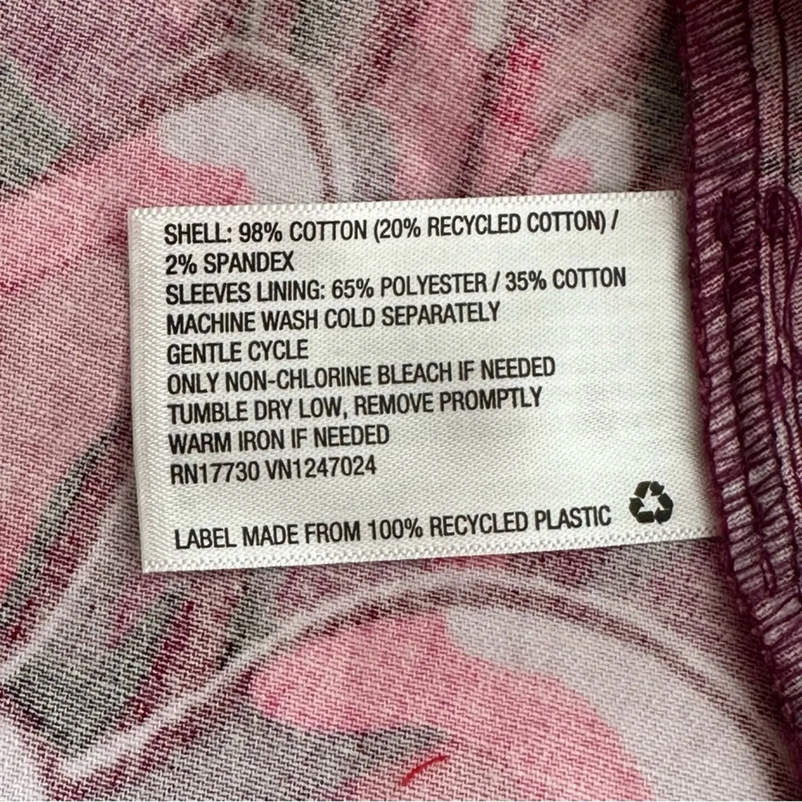 Kika Vargas X Target Top Blouse Pink Floral Mum Puff Sleeve Scallops Large NEW - Image 10