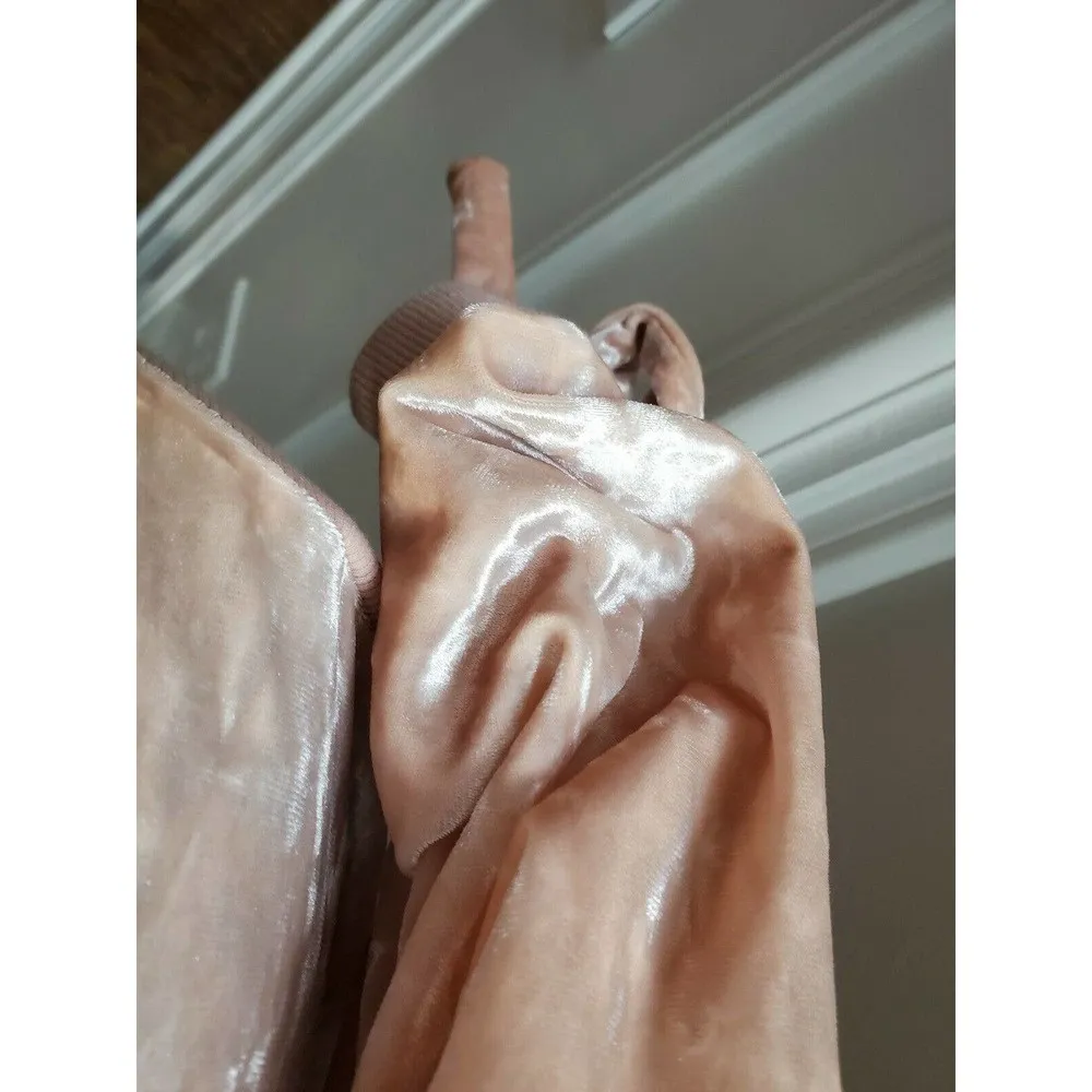 Gypsies & Moondust Women's Pink Long Sleeve Pullover Crew Neck Blouse Size Small - Image 4