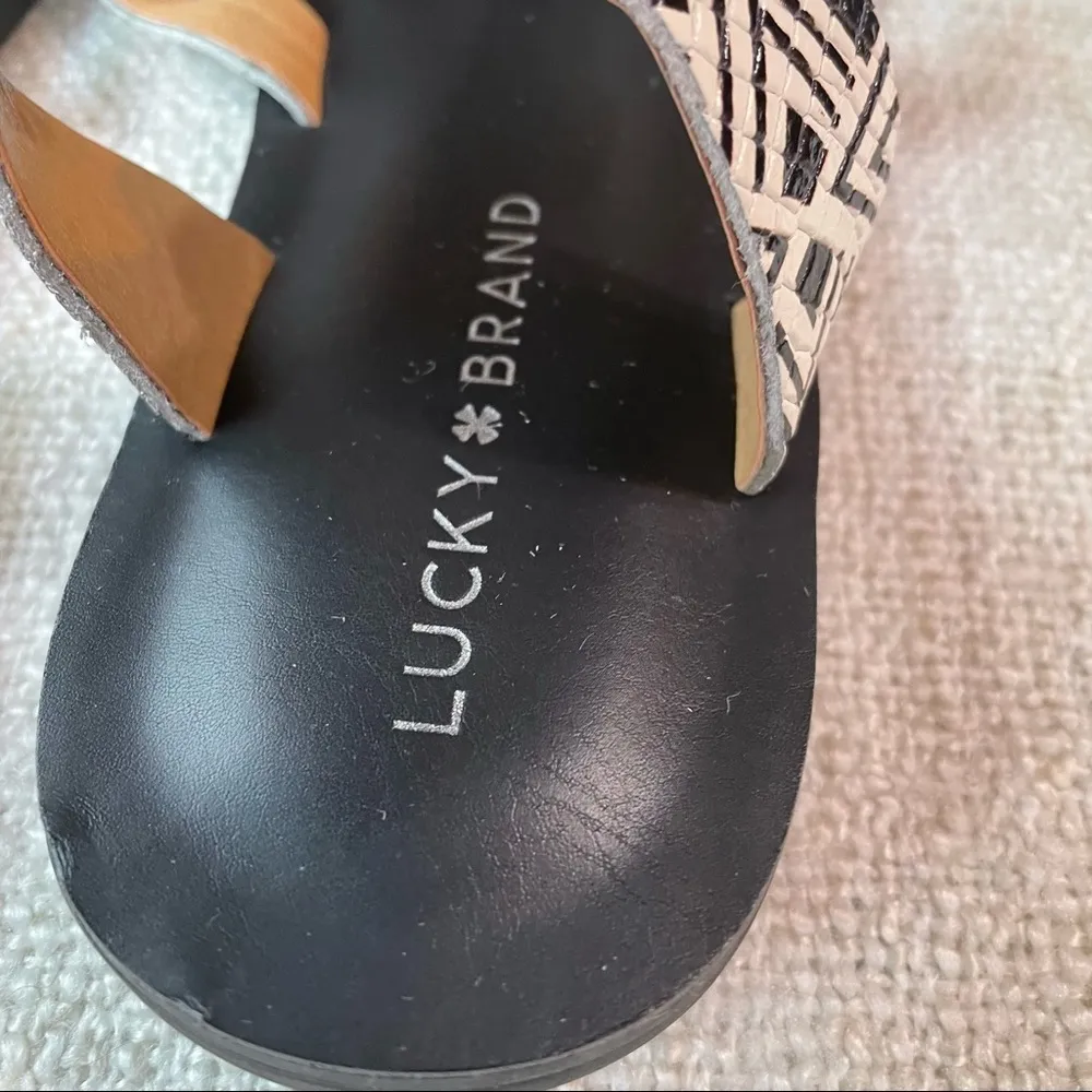 Lucky Brand Adinis Criss Cross Sandals - Image 7