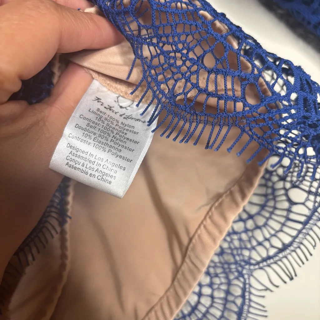 For Love & Lemons Grace Lace Crop Top & Mini Skirt 2 Piece Set - Image 9