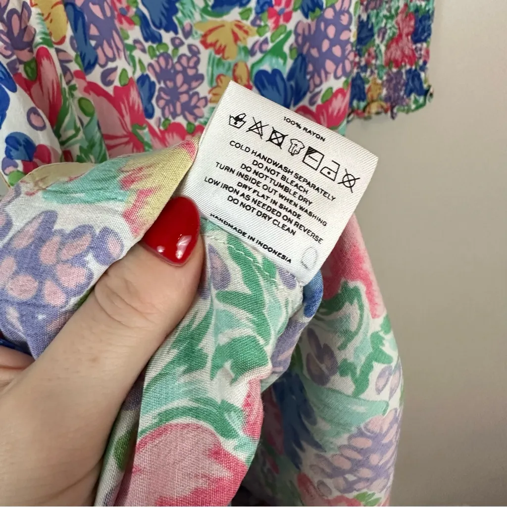 aithfull the Brand | Colorful Floral Mathilde Midi Dress Size 4 - Image 13