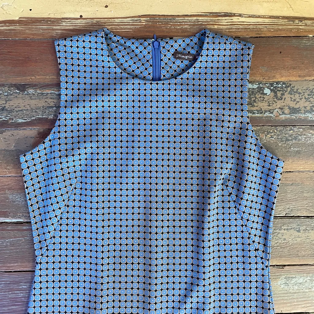 J. McLaughlin Women's Devon Sleeveless Crew Neck Fit Pencil Dress - Sz XS 💚🎀 - Image 8