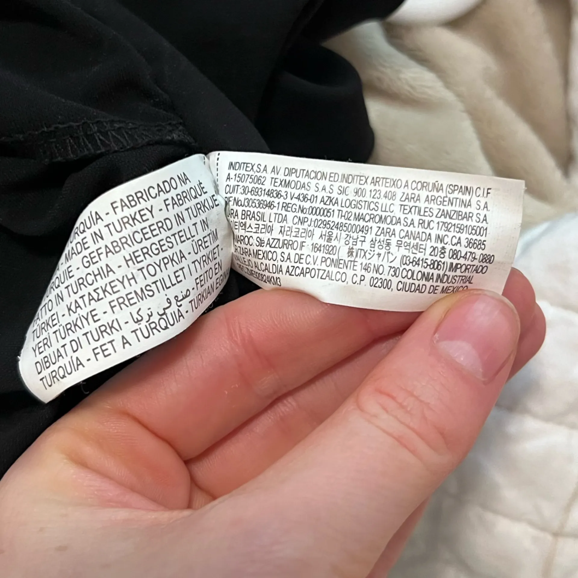 Zara Asymmetric Draped Top - Image 3