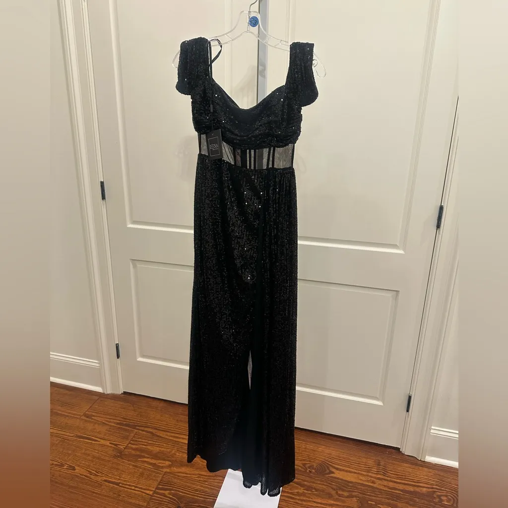 Mac Duggal 11665 Illusion Midriff Corset Off-The-Shoulder Dress Size 0 $458 UB - Image 5