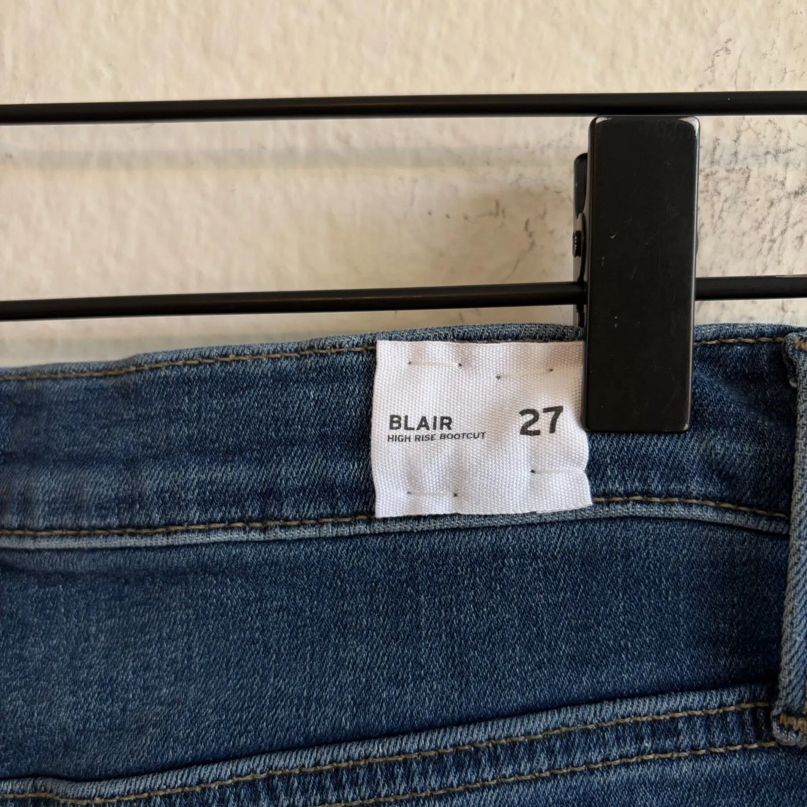 NWT HUDSON Blair High-Rise Bootcut Blue Denim Jeans Womens 27 - Image 5