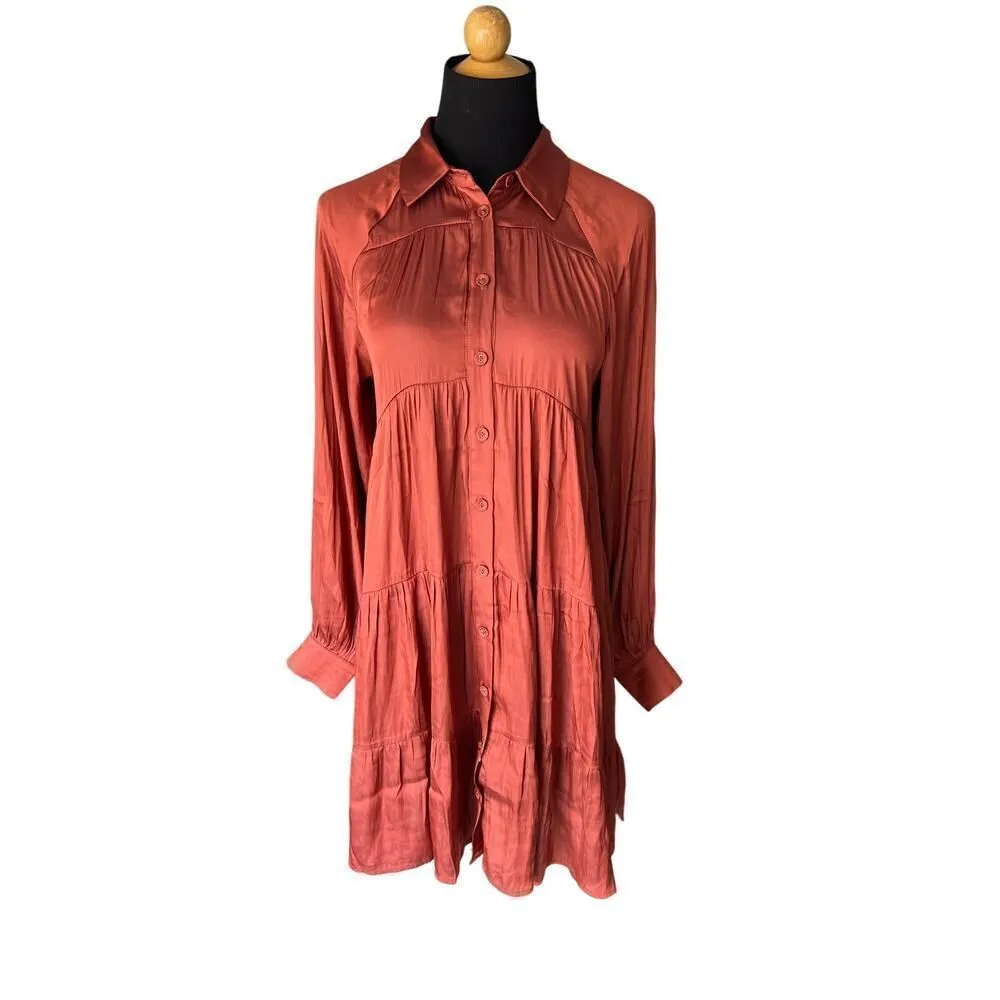 NWT Mink Pink Hannah Tiered Mini Dress Size XS MSRP $149 - Image 5