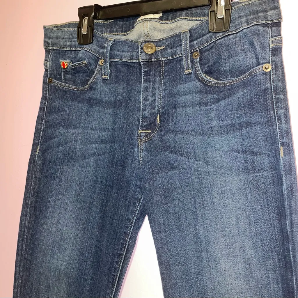 Hudson Jeans Colette Mid Rise Skinny Stretch Cascade Women Size 29 Casual Denim - Image 4