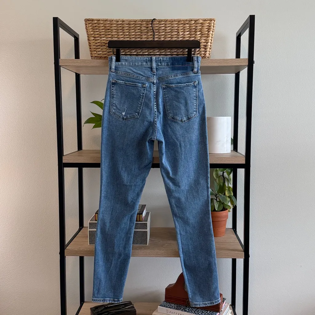 Abercrombie & Fitch The Super Skinny Ankle High Rise Jeans, 28 / 6L - Image 4