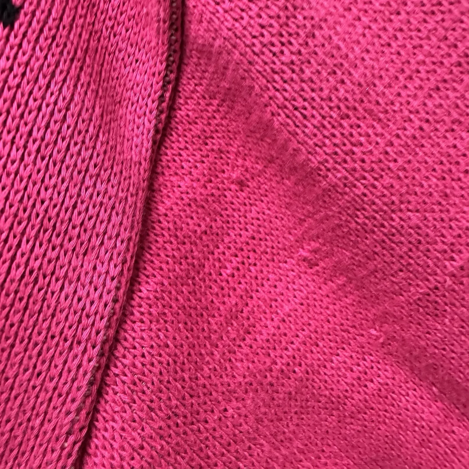 For Days Y2K Oversized Sweater Women Hot Pink Large WK8000 100% Organic Cotton - Image 3