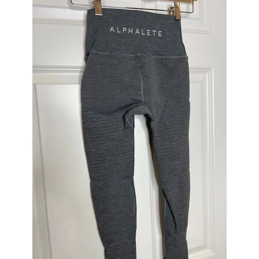 Alphalete OG Revival Leggings XS Galaxy Gray - Image 5