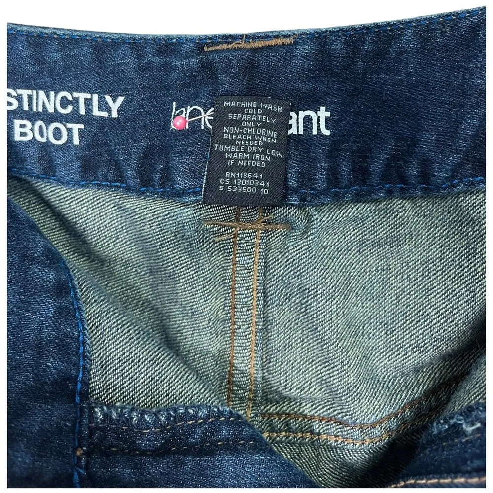 Lane Bryant Womens 16 Average Distinctly Boot Cut High Rise Denim Blue Jeans - Image 3