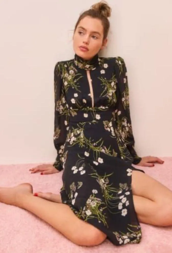 Reformation Rosewood Flora Midi Dress NWT 4 - Image 2