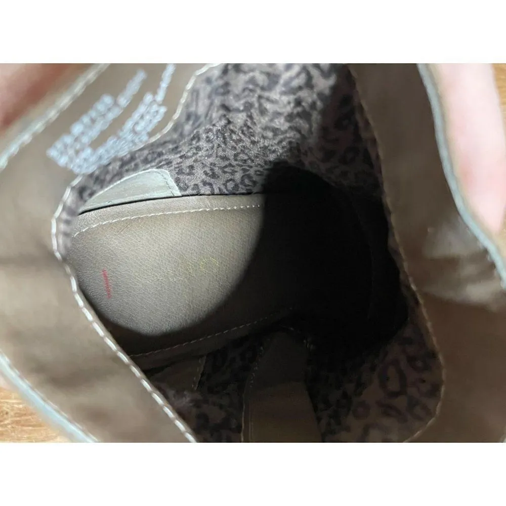 Rialto Caleigh Pointy Toe High Heel Ankle Bootie Tan Size 10 - Image 14