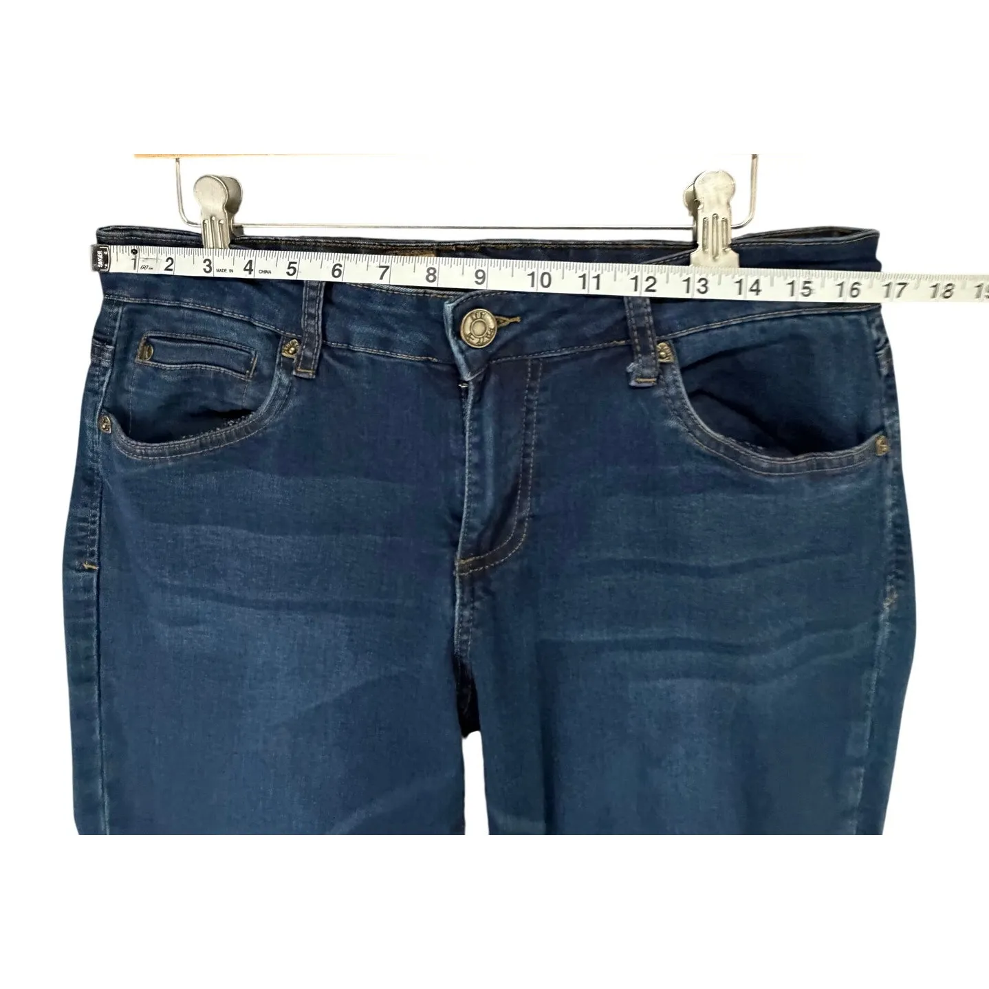 KUT from the Kloth Meryl Boot Cut Jeans Womens 10 Blue High Rise 90s Revival - Image 5