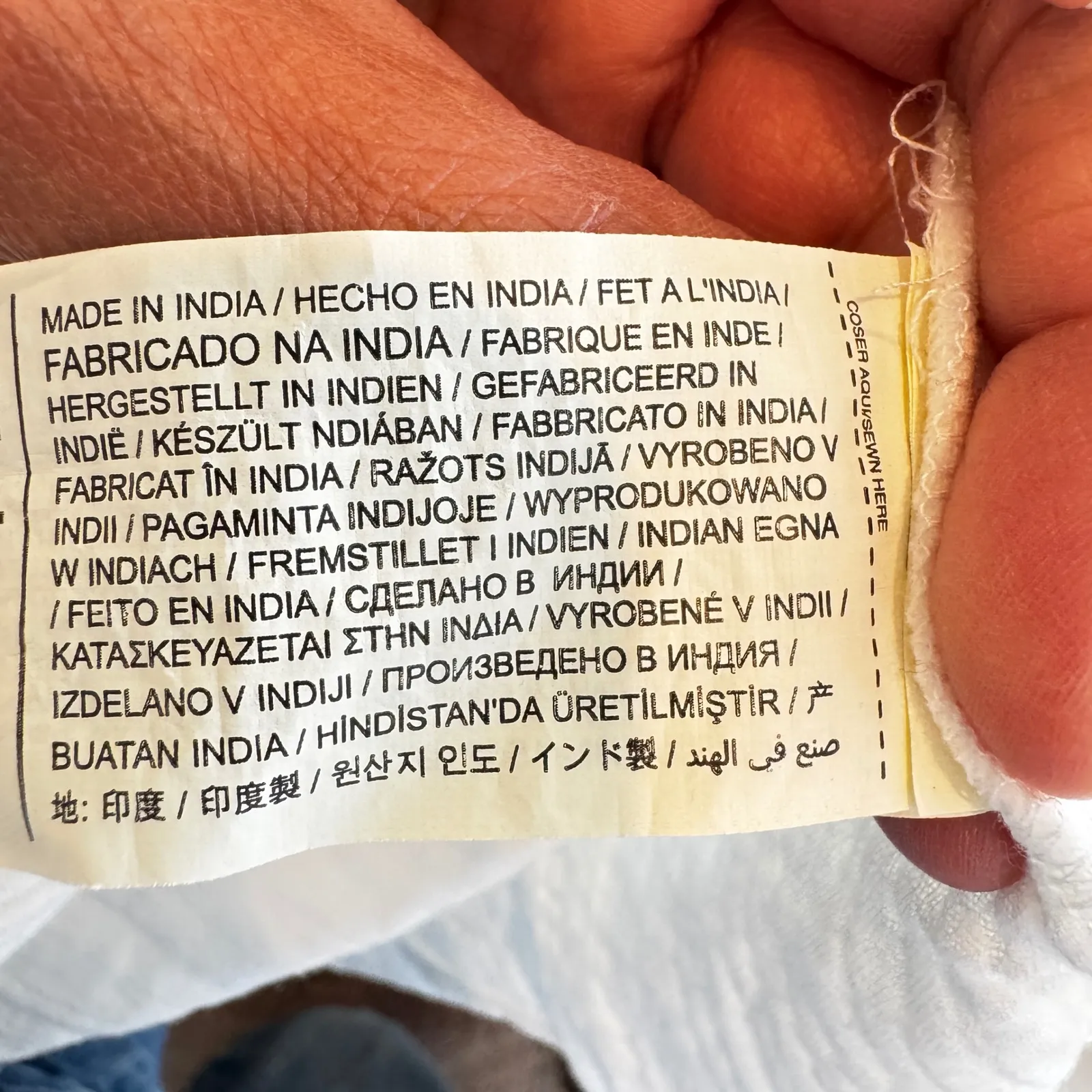 MNG White Gauze Mini Dress‎ V - Image 9