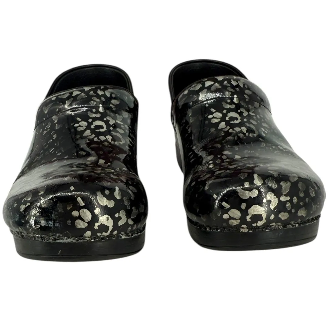 Dansko Women's Professional Pewter Leopard Clogs Shoes Size 12 (EU42) Work - Image 5