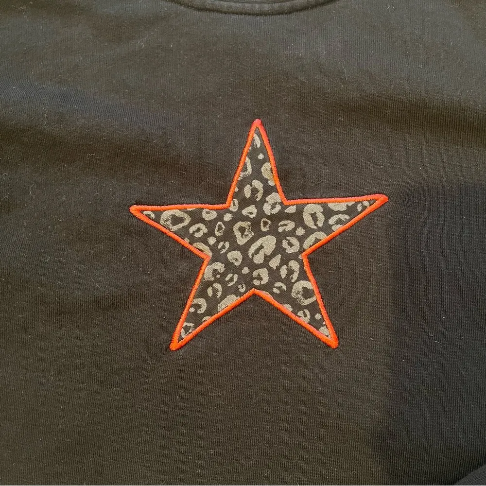 Saint and Sofia Star Sweatshirt, Sz 10 Black - Image 10