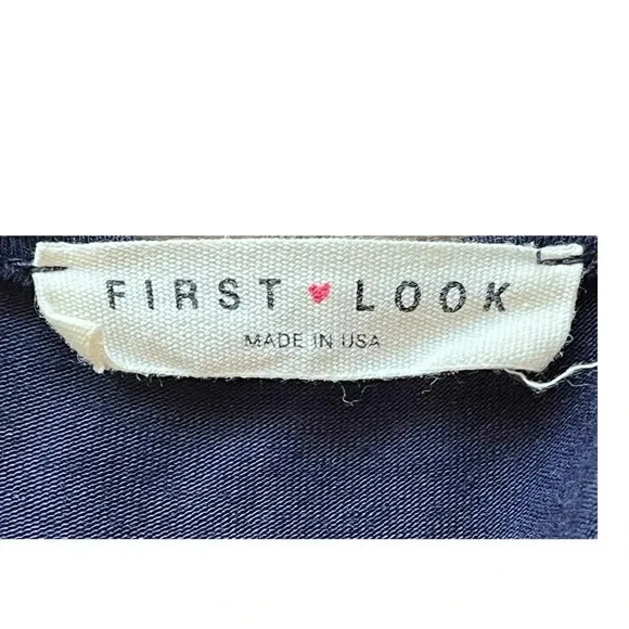 FIRST LOOK AMERICAN FLAG SLEEVELESS JERSEY TANK DRESS OR TUNIC TOP‎ SIZE SMALL Blue - Image 8