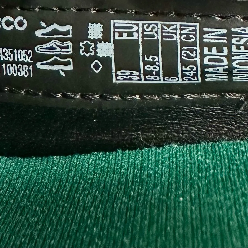 Ecco Felicia Stretch Slip On Loafer Wedge Shoe Women’s Sz 39 8 - 8 1/2 Black - Image 5