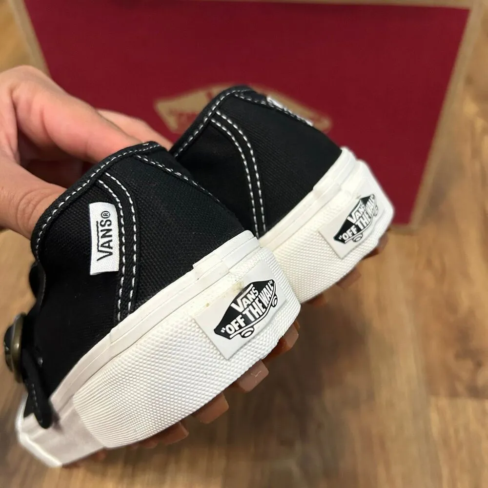 VANS Mary Jane black shoes sneakers women’s 7.5 new - Image 4