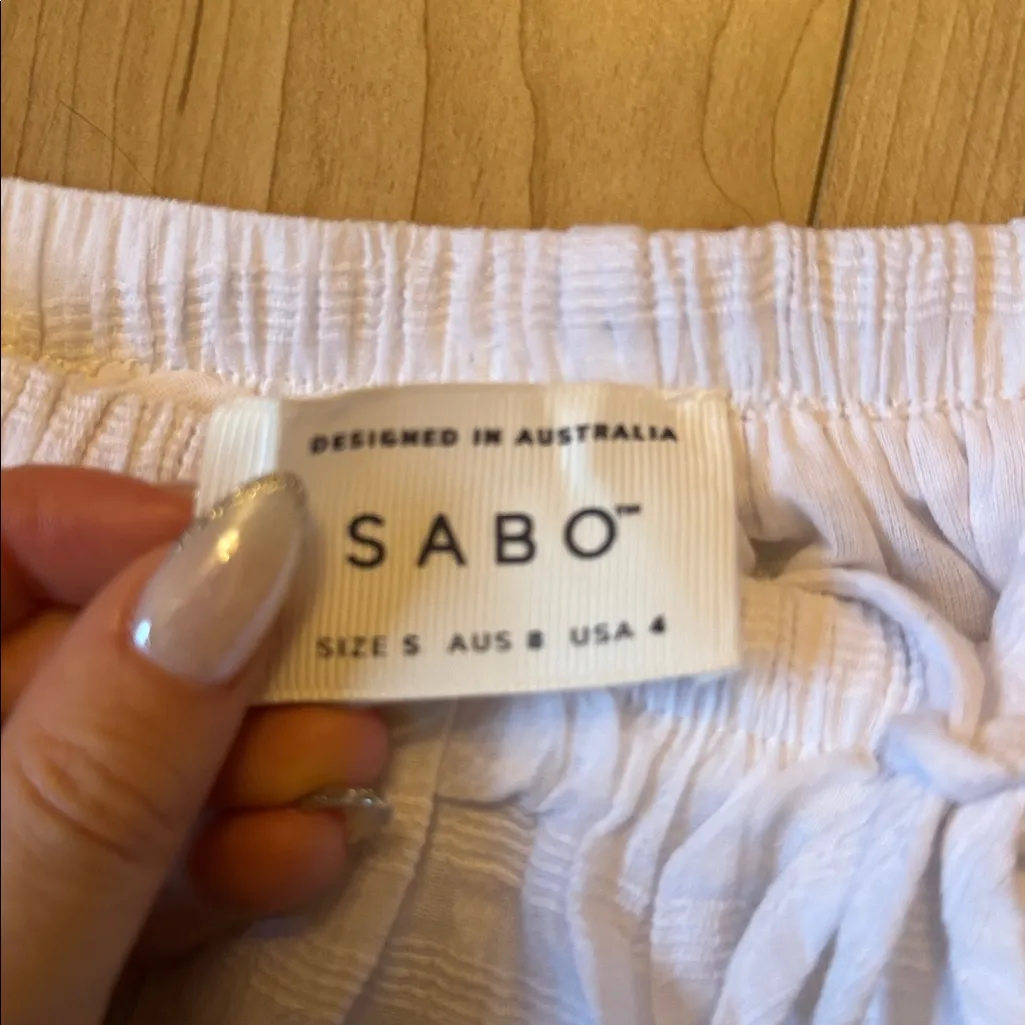 Sabo Skirt White Women's Shorts - Image 2