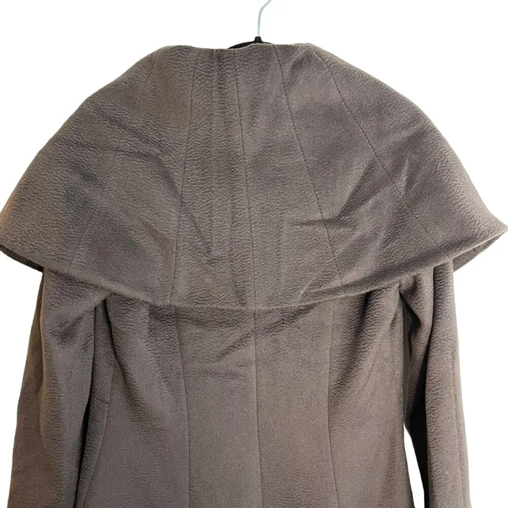 Heike Jarick Brown Wool Trench Coat Size 4 - Image 6